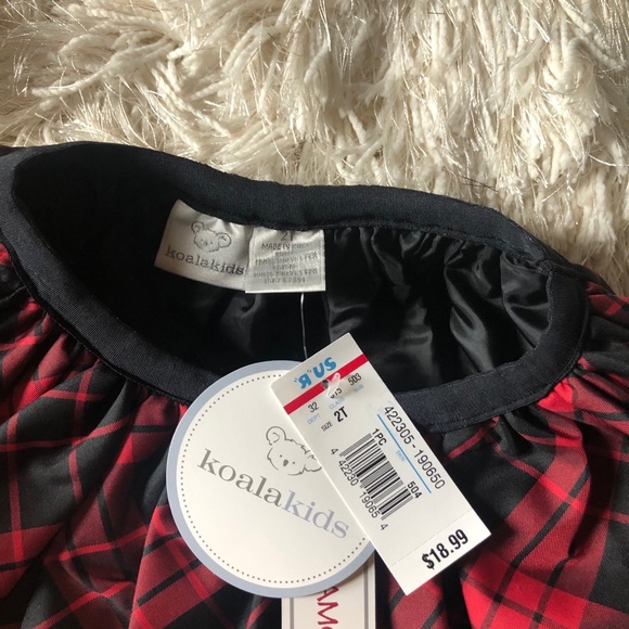 NWT beautiful Koala Kid red and black lined skirt - Picture 5 of 5